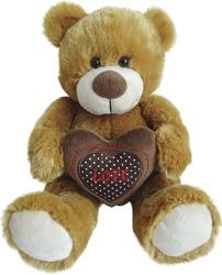 Фото медведь с сердцем 35 см Plush Apple K32075A