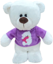 Фото медведь в футболке 30 см Plush Apple K23137C