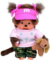 Фото Monchhichi Девочка с собакой 20 см 232040