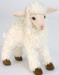 Фото овечка белая 29 см Hansa 5648