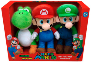 Фото Super Mario Goldie International Mario-Luigi-Yoshi NIP320