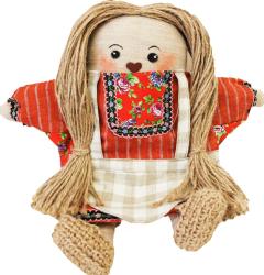 Фото сувенирная кукла Домашка Машка 28 см