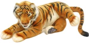 Фото тигр лежащий 60 см Hansa 4992