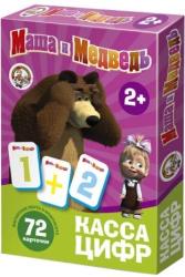 Фото настольной игры Десятое Королевство Касса цифр на магнитах Маша и Медведь 03256