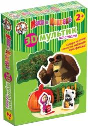 Фото краски 3D мультик на столе Маша и Медведь Десятое Королевство 70330