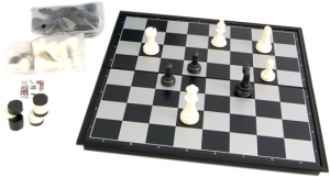 Фото шахматы магнитные 3 в 1 48812