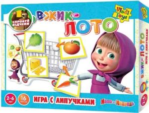 Фото настольной игры Vladi Toys Маша и Медведь Вжик-лото VT2305-01