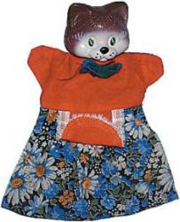 Фото кукла-перчатка Кошка Русский Стиль 11079