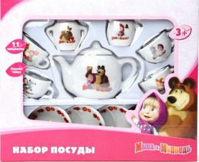 Фото набор посуды Играем вместе Маша и Медведь CH0034-R