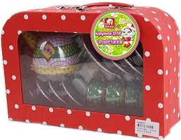 Фото набор посуды Веселый горошек в чемоданчике S+S Toys EJ48707R