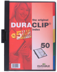 Фото школьной папки DURABLE DURACLIP 50 Index 2234-01