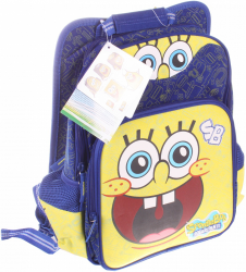 Фото школьного рюкзака KinderLine Sponge Bob SPBK-12T-269