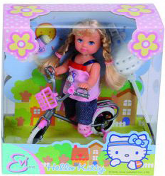 Фото куклы Simba Еви на велосипеде 5737842