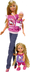 Фото куклы Simba Штеффи с куколкой и пупсом 5730290