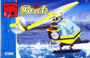 Фото конструктора Brick Вертолет 0386