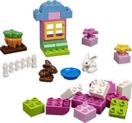 Фото конструктора LEGO Duplo Розовая коробка с кубиками 4623