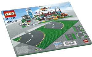 Фото конструктора LEGO City Изогнутые дорожные пластины 4109