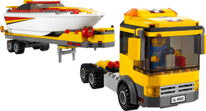 Фото конструктора LEGO City Перевозчик скоростной моторной лодки 4643