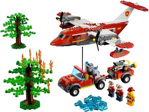 Фото конструктора LEGO City Пожарный самолёт 4209
