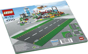 Фото конструктора LEGO City Прямые дорожные пластины 4110