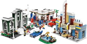 Фото конструктора LEGO Creator Ретрогородок юбилейный набор 10184