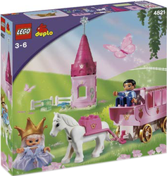 Фото конструктора LEGO Duplo Лошадка и карета Принцессы 4821