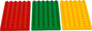 Фото конструктора LEGO Duplo Три строительных пластины 2198