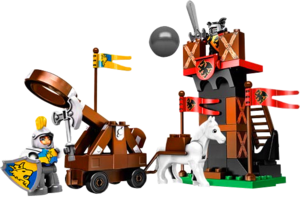 Фото конструктора LEGO Duplo Замок Часовой и катапульта 4863
