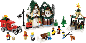 Фото конструктора LEGO Expert Зимняя деревенская почта 10222