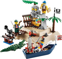 Фото конструктора LEGO Pirates Остров с сокровищами 6241