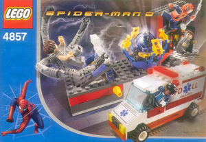 Фото конструктора LEGO Spider-Man Лаборатория Доктора Октопуса 4857