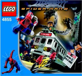 Фото конструктора LEGO Spider-Man Погоня на поезде 4855