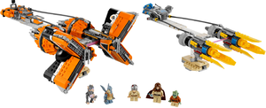 Фото конструктора LEGO Star Wars Гоночные капсулы Анакина и Себулбы 7962
