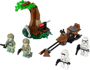 Фото конструктора LEGO Star Wars Повстанцы на Эндоре и штурмовики Империи 9489