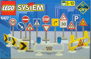 Фото конструктора LEGO System Дорожные знаки 6427