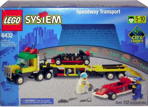 Фото конструктора LEGO System Перевозчик гоночных машин 6432