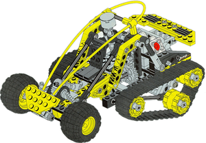 Фото конструктора LEGO Technic Гусеничный драгстер 8414