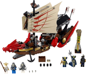 Фото конструктора LEGO Летучий корабль 9446