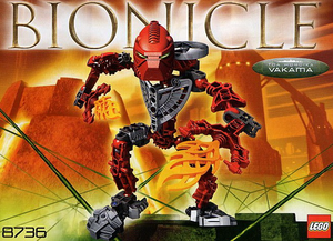 Фото конструктора LEGO Bionicle Тоа Вакама Хордика 8736
