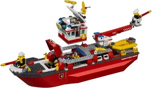 Фото конструктора LEGO City Пожарный катер 7207