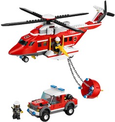 Фото конструктора LEGO City Пожарный вертолет 7206