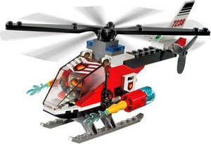 Фото конструктора LEGO City Пожарный вертолет 7238