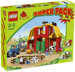 Фото конструктора LEGO Duplo Подарочный Суперпэк Ферма 66367