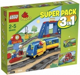 Фото конструктора LEGO Duplo Подарочный Суперпэк Поезд 66429