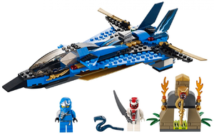 Фото конструктора LEGO Ninjago Джей и его штормовой истребитель 9442