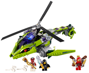 Фото конструктора LEGO Ninjago Змеиный вертолёт 9443