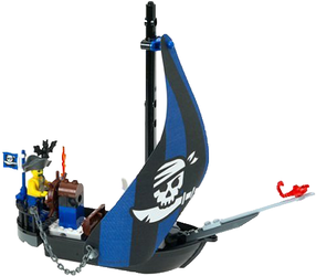 Фото конструктора LEGO Pirates Пиратская лодка капитана Крэгга 7072