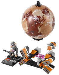 Фото конструктора LEGO Star Wars Гоночный кар Себульбы и планета Татуин 9675