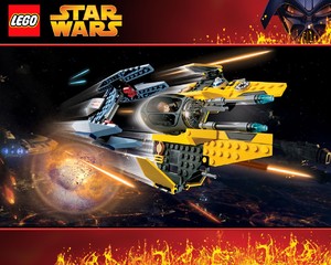 Фото конструктора LEGO Star Wars Джеди Старфайтер и Валтур Дроид 7256