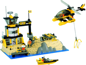 Фото конструктора LEGO World City Штаб береговой охраны 7047